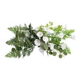 thumbnail image 1 of Arco de flores para boda, de artificial para fiesta, guirnalda floral artificial, hojas para mesa, recepción, cenador, silla, arco,, 1 of 8