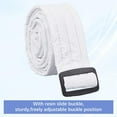 thumbnail image 5 of 1pc 69.7 Inch Cloth Sash Waistband Belts Down Coat Ribbon Black Gloss Women Cotton Puffer Replacement Belts Waist Band 1pc White, 5 of 9