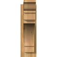 thumbnail image 2 of Ekena Millwork 6"W x 20"D x 20"H Merced Rough Sawn Traditional Outlooker, Western Red Cedar, 2 of 4