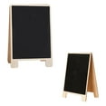 thumbnail image 2 of Monyance chalkboard for home 2pcs Mini Wooden Chalkboard Signs for Weddings and Parties(11.81X7.87X0.98Inches), 2 of 10