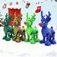 thumbnail image 4 of up to 60% off karymi Christmas Reindeer Sleigh Deer Figurine Statue Holiday Decor for Mantel Table Outdoor Festive Celebration Gift Idea Gift Ideas Best Sellers, 4 of 4