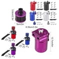 thumbnail image 3 of fastboy Sturdy And Durable Oil Catch Tank Can Wide Application For All Cars Universal black+red, 3 of 6