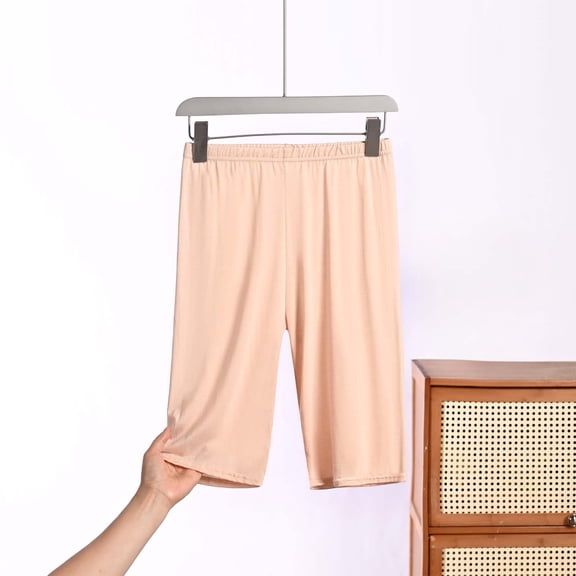 Utoimkio Women's Capri Pajama Pants Elastic Waist Soft Cropped Lounge Sleep Bottoms