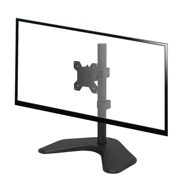 Bras pour Moniteur pour Écran de 17 à 32 Pouces, Support de Bureau pour Moniteur Simple avec Hauteur Réglable, Pivotement et Inclinaison