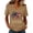 #285Khaki, variant on V Neck Shirts 4th of July for Women American Flag Graphic Tee Casual Color Block Short Sleeve Summer Tops