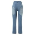 thumbnail image 6 of Womens High Waist Straight Bootcut Jeans Vintage Stretchy Classic Jeans, 6 of 6