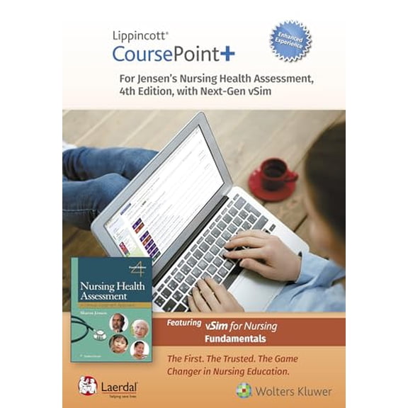Pre-Owned Lippincott Coursepoint+ Enhanced for Jensen's Nursing Health Assessment, 9781975204716, 1975204719, Paperback, Fourth, 12 Month edition
