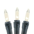 thumbnail image 4 of Novelty Lights Clear 100 Light Incandescent Mini Christmas String Lights, Black Wire, 22 Feet, 4 of 5
