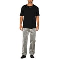 thumbnail image 2 of Pantalones Brillantes INSPIRE CHIC para el Día del Padre, Ajuste Slim para Hombres, Pantalones de Disco con Brillo para Fiestas de Baile, Color Gris Claro 28, 2 of 6