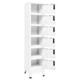 thumbnail image 2 of vidaXL Locker Cabinet White 38x40x180 cm Steel, 2 of 5