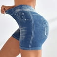 thumbnail image 7 of Jean Shorts for Women High Waisted Stretchy Slim Fit Sexy Pull On Jorts Casual Denim Shorts, 7 of 7