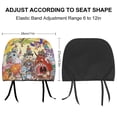 thumbnail image 2 of The Cuphead Show Car Headrest Cover 2 Pcs Vehicles Seat Pillow Cover Protector Accessories Decor Auto Front/Rear Seats Head Rest Cover 2 Pcs Universal Fit Most Cars Sedan SUV Van, 2 of 7
