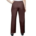 thumbnail image 5 of Alfred Dunner Womens Plus-Size Soft Twill Mid-Rise Regular Fit Straight Leg Short Length Casual Pant, 5 of 6
