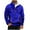 Blue, variant on Xzbqbs Mens Winter Jacket Sherpa Lined Thick Thermal Cotton Warm Fleece Lined Coat Trucker Stand Collar Work Cargo Jackets for Men