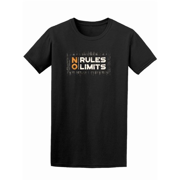 No Rules No Limits Tee Men's -Image by Shutterstock