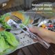 thumbnail image 5 of Pinzas para parrilla de cocina, Clip de comida para asar de acero inoxidable para Picnic, senderismo, Camping, 5 of 7