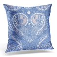 thumbnail image 1 of BSDHOME Fantasy Blue Floral Pattern Winter Pillow Case Pillow Cover 20x20 inch, 1 of 1