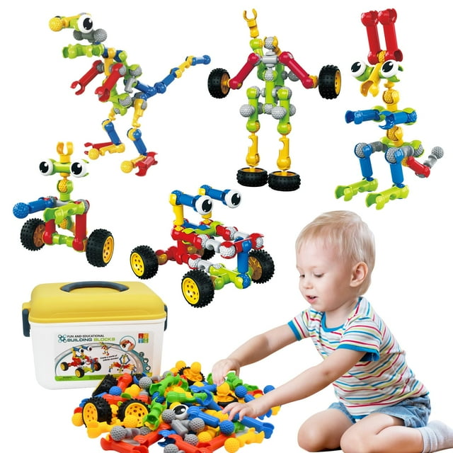 Building Toys Huaker, 109 piezas, STEM, para niños de 3 a 12 años