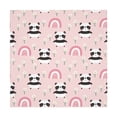 thumbnail image 6 of Wukai Cute Cartoon Panda Waterproof Tablecloth for Kitchen Dining, Fits Square Tables for 2-4 Seats -54"x54", 6 of 7