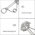 thumbnail image 2 of 10 Uds. De tablones ajustables en forma de espiral, clavija de cubierta de pulpo con resorte, hebillas de cuerda de viento, estacas para tienda, clavija para tablero con gancho, 2 of 5