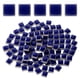 thumbnail image 1 of 205 piezas de azulejos de cerámica cuadrada, azulejos de mosaico manchados a granel para manualidades de arte (200 g, azul profundo), 1 of 7