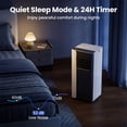 thumbnail image 4 of Costway 8000 BTU 3 in 1 Portable Air Conditioner with Fan & Dehumidifier Mode, Sleep Mode, 24H Timer, 4 of 10