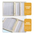 thumbnail image 3 of CTIRCHIU Natural Wood Microscope Slide Storage Holder with Metal Buckle for Secure Specimens, 3 of 8
