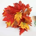thumbnail image 4 of UNLLLL Simulation Red Maple Leaf, Fall Stems with Maple Leaves, Artificial Maple Leaf Plant, Fake Branches, for Home Green Decoration, 4 of 8