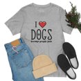 thumbnail image 1 of I Love DOGS because people suck Unisex Jersey Short Sleeve Tee, 1 of 10