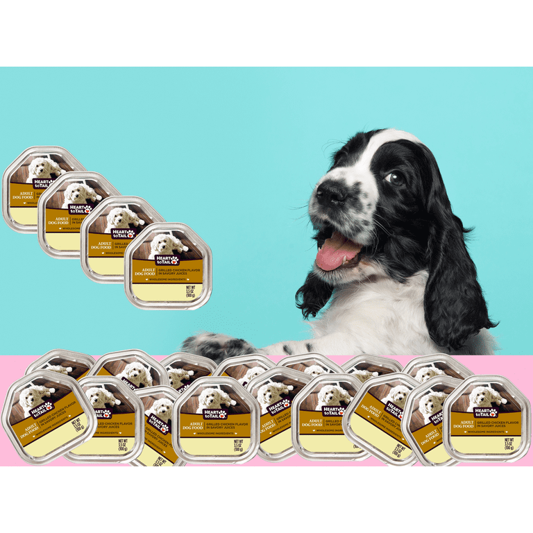 Heart to Tail Adult Dog Food, Grilled Chicken Flavor in Savory