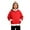 Red, variant on Girls Hoodie Soft Christmas Pullover Sweatshirt with Front Pocket Cozy Hoodies for Girls Winter Warm Kids Clothes Girls Fashion Outdoor Casual Wear
