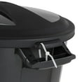 thumbnail image 3 of 20 Gallon Heavy Duty Plastic Garbage Can, Included Lid, Black, 3 of 5