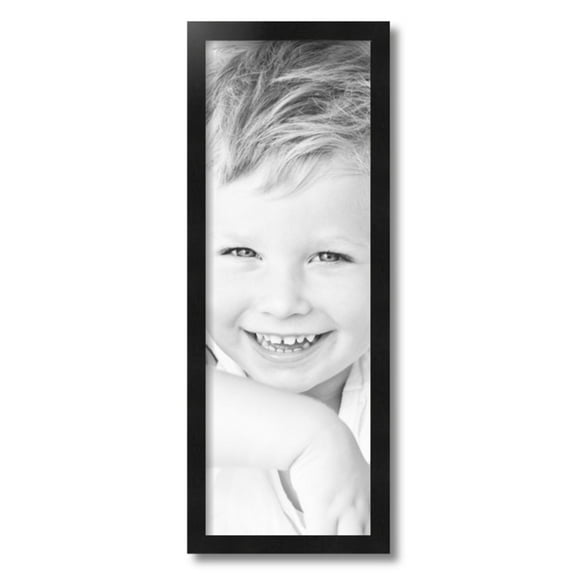 ArtToFrames 9" x 26" Black Picture Frame, 9x26 inch Black Wood Poster Frame (WOM-5139)