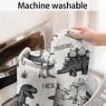 thumbnail image 5 of Dinosaurs Jurassic Text Pattern Bathroom Rugs Mat,Non Slip Microfiber Bathroom Rug,Rubber Backing,Soft Bathroom Mats for Bathroom Floor,Tub and Shower,17x30in(43x75cm), 5 of 5