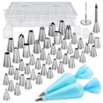 thumbnail image 1 of Kit de decoración de pasteles Kootek con 54 boquillas y mangas de 30 cm, 1 of 8