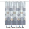 thumbnail image 5 of YOHAVEN Large Area Shower Curtain Waterproof Mould-proof Soft Foldable Hanging Curtain 70"x70" for Bathroom Home Hotel Spa RV Apartment Decor, 5 of 7