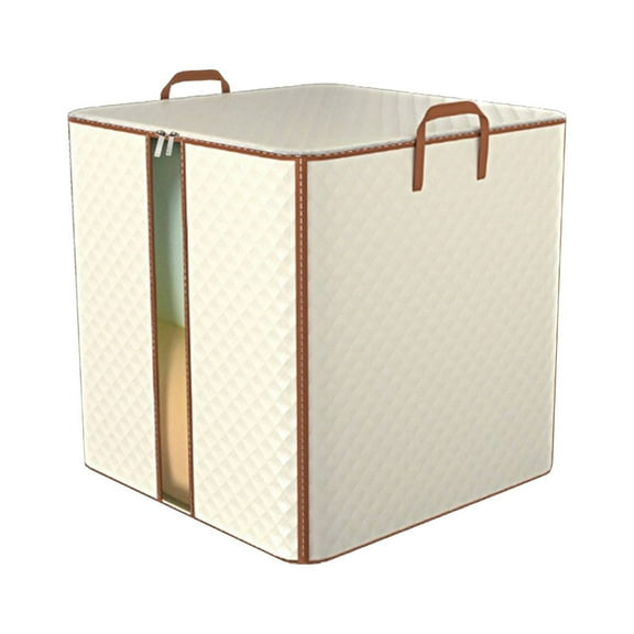 AYktou 20×20×28 Inch Storage Bag, Multi-Functional Non Woven Moving Bag with Thickened Handle, Foldable Quilt Bag Clothes Basket Clothing Sorting Boxes Storage Bag for Quilt Scarf Clothes