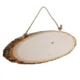 thumbnail image 5 of Natural Wood Trunk Oval Large Tree Bark Slice Wedding Tray Slices Rustic Decorative Hangers DIY Art, 5 of 6