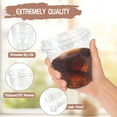 thumbnail image 3 of 100 Pcs 12 Oz Clear Plastic Cups with Strawless Sip Lids Disposable Round Bottom Togo Cups for Iced Coffee Smoothie Beverage Cold Drinks Disposable Iced Coffee Cups for Party Catering BBQ, 3 of 7