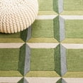 thumbnail image 6 of Safavieh Genre Imogene Geometric Area Rug, Green/Beige, 3' x 3' Round, 6 of 10