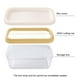 thumbnail image 5 of Plato Cortador Mantequilla Con Caja Recipiente Plástico Tapa (200 G) Amarillo, 5 of 9