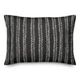 thumbnail image 2 of Creative Products Black Petal Lines 14x20 Indoor / Outdoor Pillow, 2 of 3