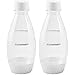 thumbnail image 3 of SodaStream 0.5L Twin Pack Dishwasher Safe Slim Bottle (White), 3 of 4