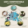 thumbnail image 7 of JENCENBIO Compostable Garbage Bags with Drawstring 4 Gallon Trash Bags, Waste Bags for Kitchen Bathroom Office , BPI ASTM D6400 and OK Compost Home Certified, 7 of 7