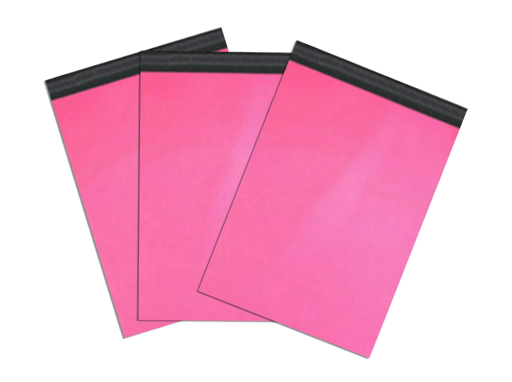 12" x 15" Pink FLAT POLY MAILERS Approved Shipping Mailers (20 Pack