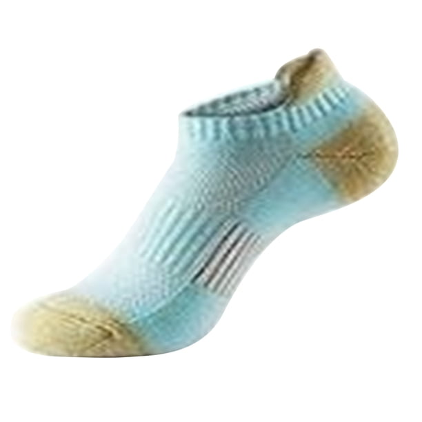 Calcetines de algodón para mujer, de color liso, gruesos, cálidos y transpirables, para deportes al aire libre