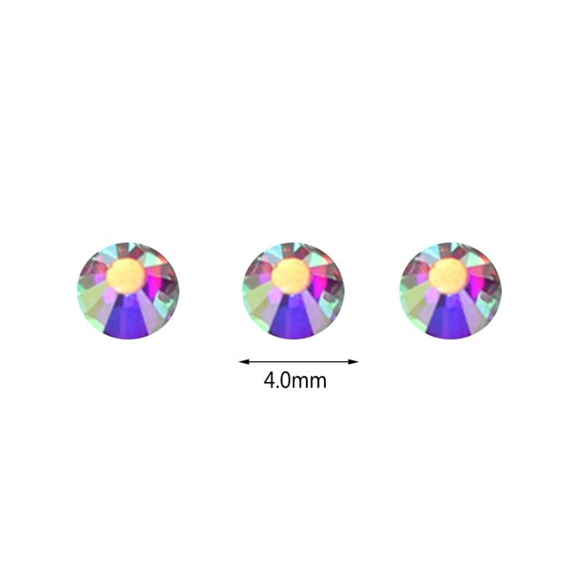SMihono 1440PCS Crystal Nail Art Rhinestones FlatBack Glitter Diamond 3D Tips Decoration Home Decoration on Clearance