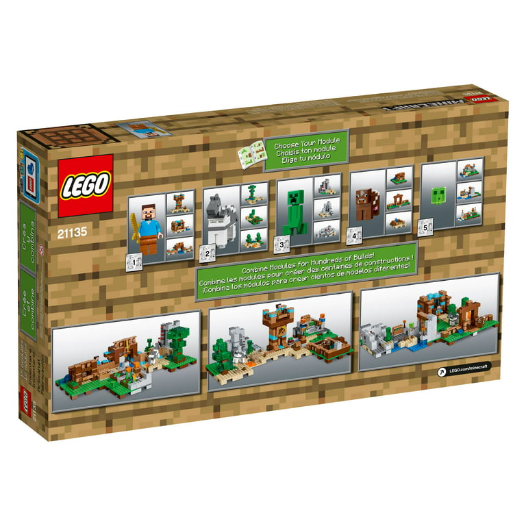 intellektuel køn ukrudtsplante LEGO Minecraft The Crafting Box 2.0 21135 (717 Pieces) - Walmart.com