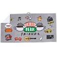 thumbnail image 2 of Friends Oversized Kids Towel with Hanging Loop, Cotton, Gray, Warner Bros, 2 of 5
