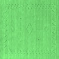 thumbnail image 1 of Ahgly Company Indoor Square Abstract Emerald Green Contemporary Area Rugs, 3' Square, 1 of 4